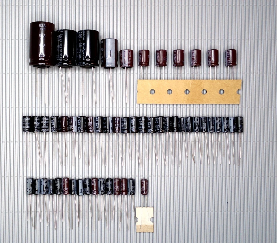 RECAPKIT REVOX B225 Reproductor de CD COMPLETO Elko-Set Elkos COMPLETO recap taps recaptulación kit