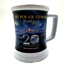 Warner Bros Polar Express 20th Anniversary Mug – "Believe" – Ceramic - Chipped