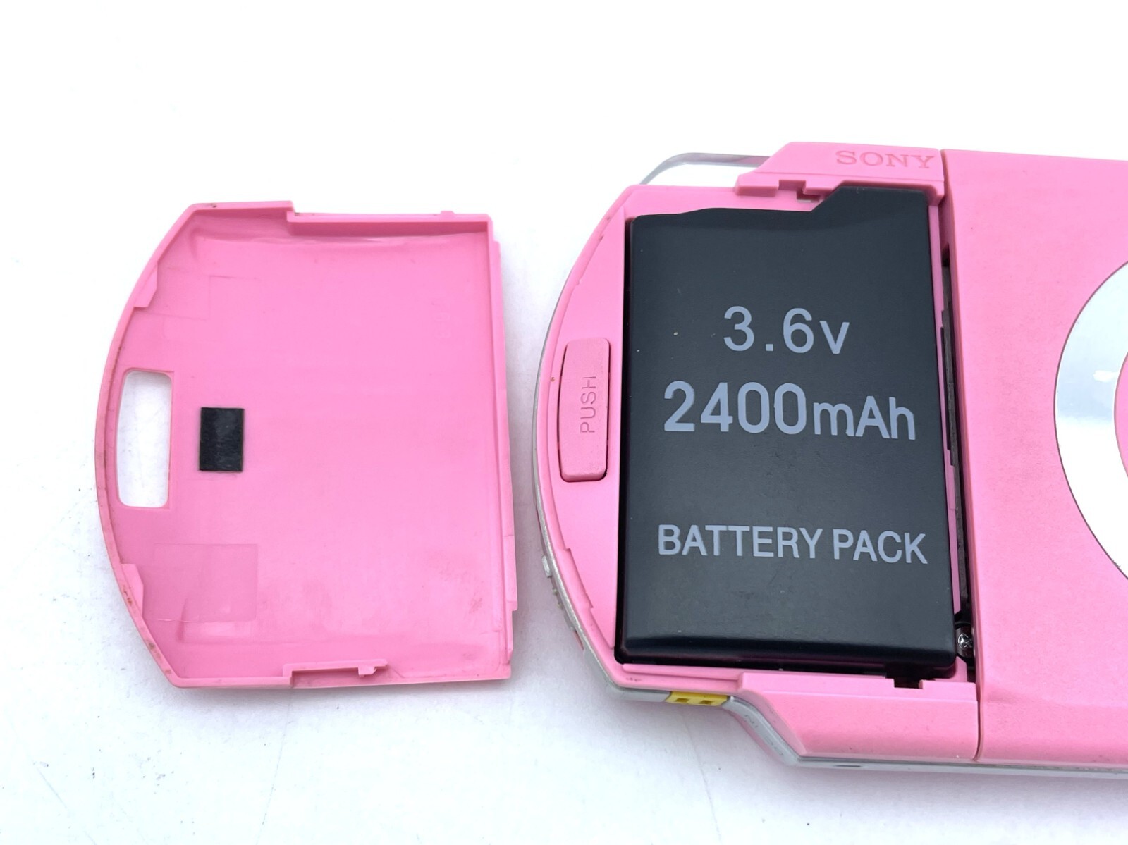 SONY PSP1000 Console Pink New Battery & Memory Stick Tested from JAPAN