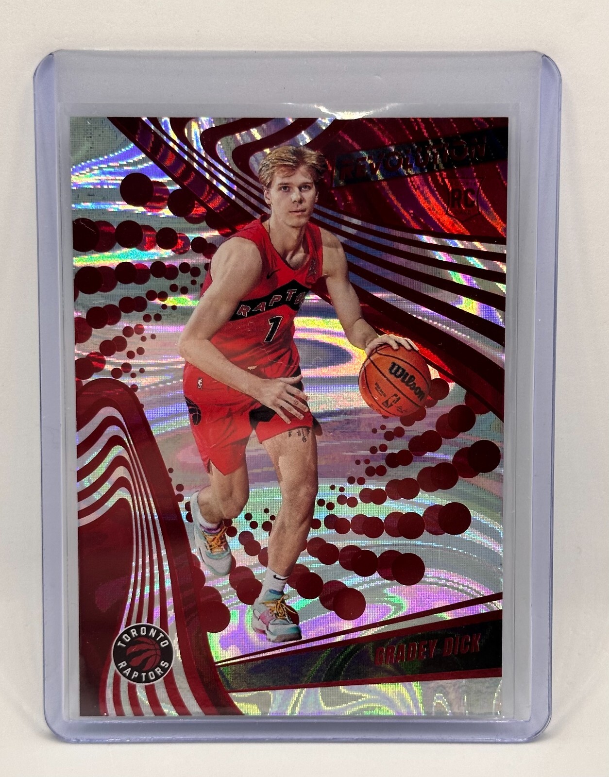 2023 Panini Revolution Red Swirl Gradey Dick #70/199 RC Rookie #110 SP