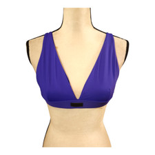 Momma The Bre Swim Lounge Bra Bikini Top in Violet Beach Summer Women's Large