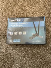Netis WF2113 Wireless N 300Mbps Advanced PCI-E Adapter, 5 dBi High Gain Antennas