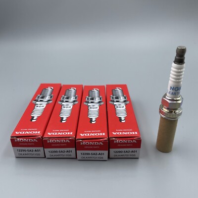4PCS 12290-5A2-A01 IRIDIUM SPARK PLUGS DILKAR7G11GS FITS FOR NGK HONDA ACC 91578