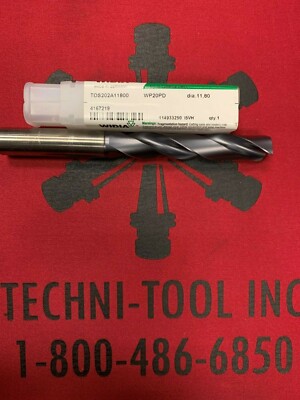 TDS202A11800 11.8mm TiAlN 5xD HP Drill 4167219