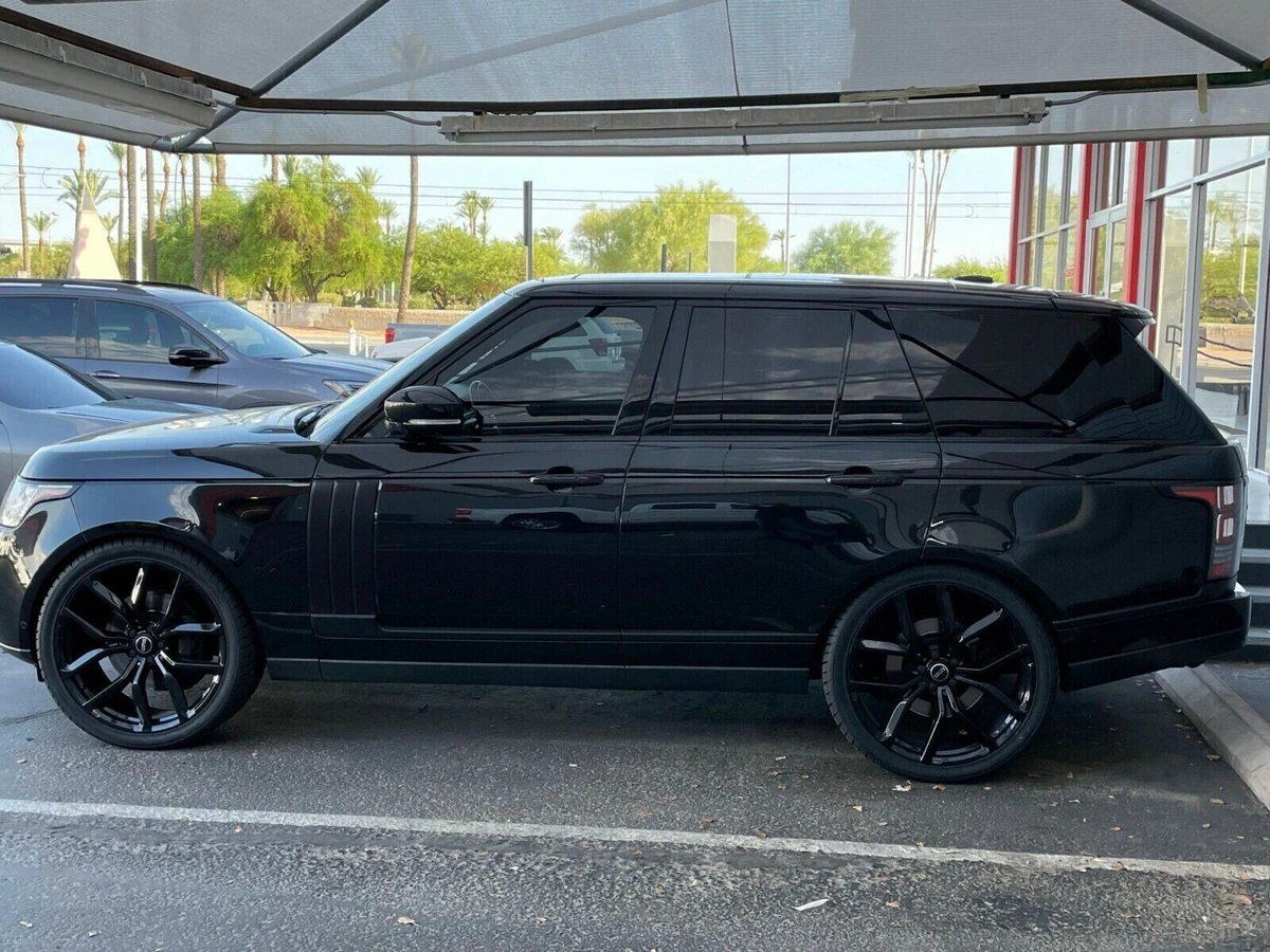 Range Rover Black Rims