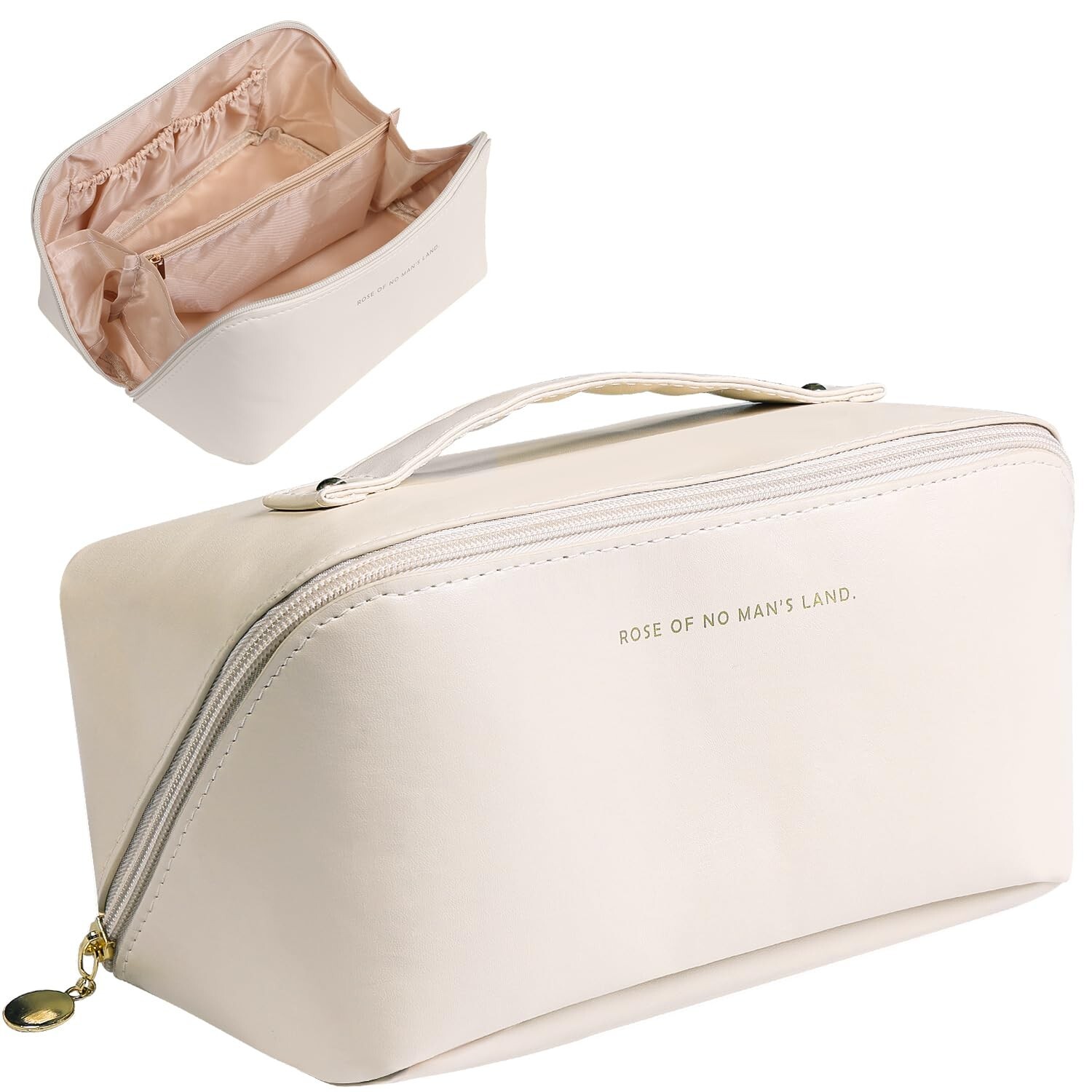 AICase Large Travel Makeup Bag with Multifunction Organizer for Women