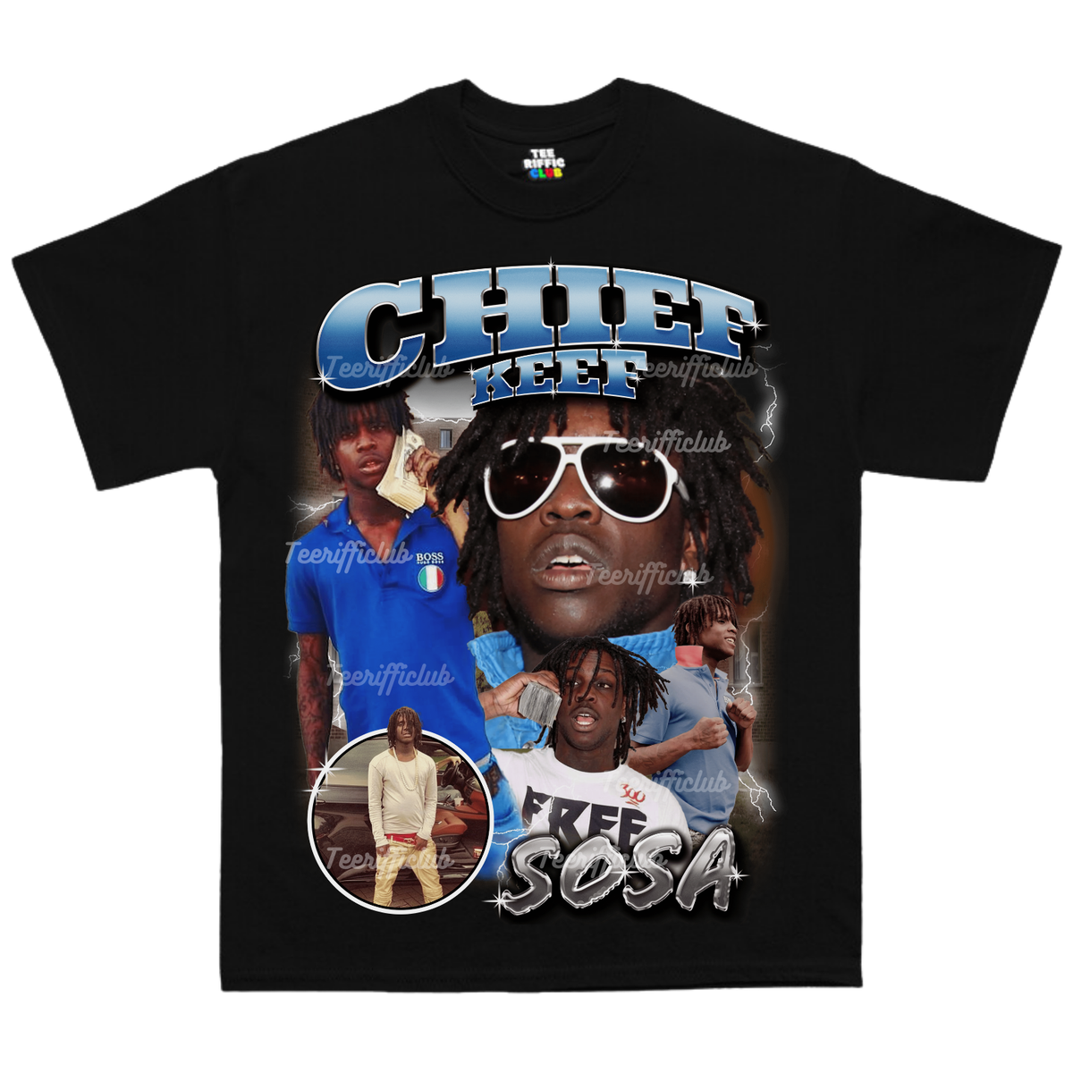 Chief Keef Sosa T-Shirt, Vintage Bootleg Retro True Religion