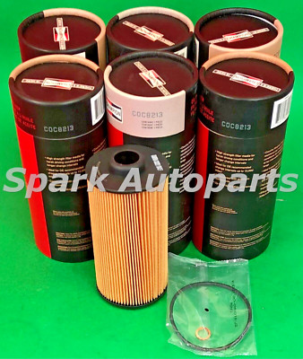 Case of 6 Engine Synthetic Oil Filter CHAMPION COC8213 For LAND ROVER, CH8213