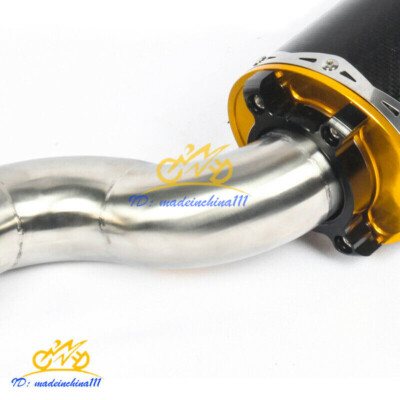 ZX-6R Motorcycle Exhaust Tip Muffler Link Pipe for Kawasaki ZX6R