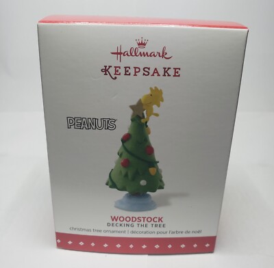 Hallmark Woodstock Decking the Tree 2015 MIB Ornament