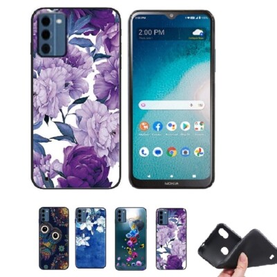 For Nokia C300 N155DL, Flexible TPU Gel Patterned Cover Case