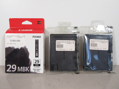 Canon PGI-29 Pro-1 Ink Genuine Qty 3 Matte Black Photo Black Chroma Optimizer