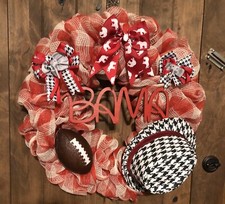 New Alabama Crimson Tide Large Full Wreath - Custom Orders Available - Your Team