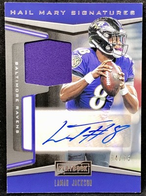 lamar jackson autographed