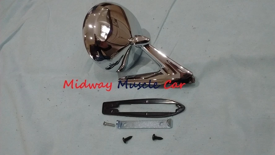 correct outside round side view mirror 67 68 Pontiac GTO Firebird Bonneville