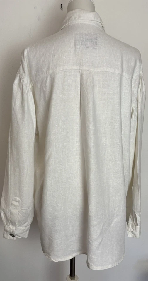 Stockerpoint Damen Trachten Bluse Langarm Weiß Gr. M - Bild 2 von 4