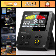 Rechargeable 3-in-1 Digital Metronome Tuner with Rhythm Trainer for Guitar, Viol