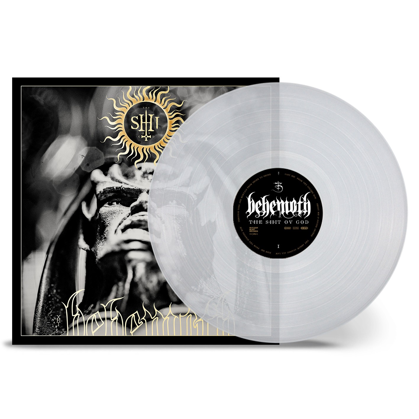 Behemoth 'The Shit Ov God' LP Clear Vinyl NEW SEALED