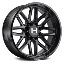 Hostile H120 Vulcan Wheels 20x10 -19 5x127 78.1 Black Rims Set Of 4