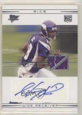 2007 Topps Performance Rookie Relic Auto Silver 2/15 Sidney Rice #117 Auto 0b2