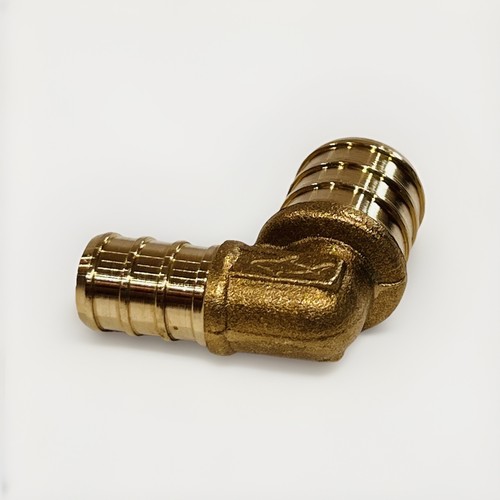 (25) PEX Reducing Elbow Brass Crimp Fitting Lead Free 3/4" X 1/2"
