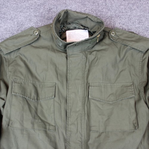 Chaqueta de campo Rothco para hombre grande verde 1-0506-OD1.61 forro militar del ejército M-65 - Imagen 2 de 14