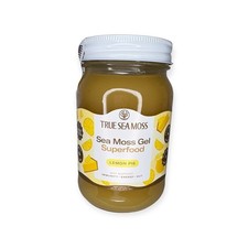 True Sea Moss Gel Superfood LEMON PIE exp 08/2026 16 Fl Oz.