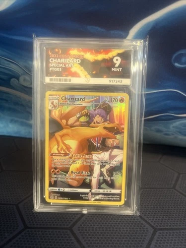 Charizard - ACE 9 MINT - Lost Origin - TG03/TG30 - Pokemon Cards