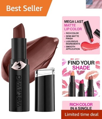 Luxurious Matte Lipstick in Cinnamon Spice - , Full Coverage Formula