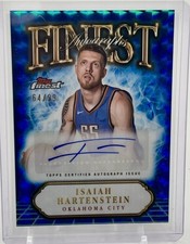 Sports Card Singles Isaiah Hartenstein Autographed Topps Finest /99 2025