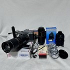 ASAHI PENTAX K2 Film Camera And Accessories Silver Untested