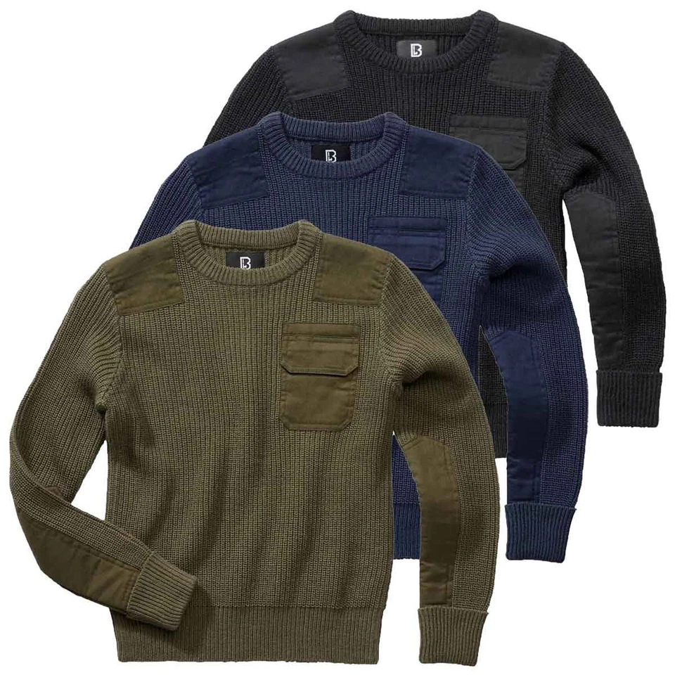 Brandit BW Bundeswehr Kinder Pullover Kids Winter Pulli Armeepullover 122-176 - Bild 1 von 1