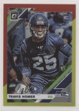 2019 Panini Donruss Optic Rookies Red & Yellow Prizm Travis Homer #148 0l1