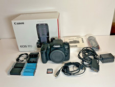 Canon EOS 77D - 24.2MP DSLR Camera Body Only Bundle w/Batteries, SD Card, more