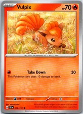 Vulpix Common Normal SV08: Surging Sparks 016/191 NM