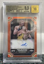 2024 Topps Chrome UFC Melquizael Conceicao Costa Auto RC /25 BGS 9.5 Orange 🔥
