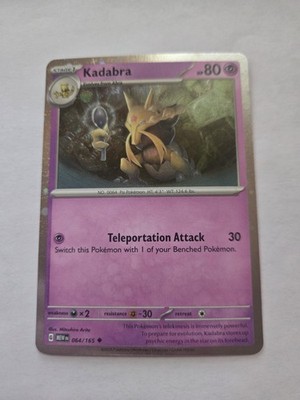 Pokemon TCG Kadabra [Cosmos Holo] #64 Pokemon Scarlet & Violet 151