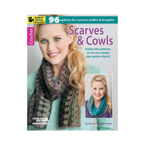 Leisure Arts LEA Crochet Scarves & Cowls Bk