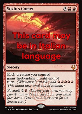 MTG SOZIN's COMET EXC - SOZIN COMET 154 - TLA - MAGIC