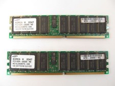 SUN X7404A 2GB Memory Kit DDR 2 x 1GB DIMMS 370-4940 4z