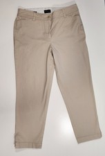 Talbots Perfect Crop Dress Pants Size 6 Womens Stretch With Pockets