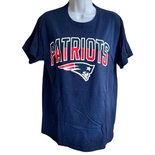 Junk Food New England Patriots Bold Logo Fan Shirt - Unisex Short Sleeve T-Shirt, Size 2XL - View #10