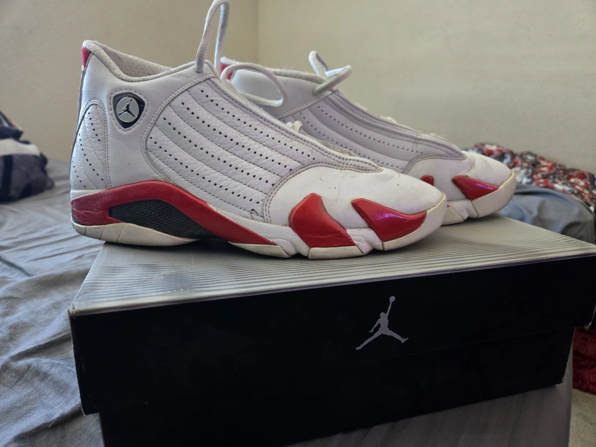 Jordan 14 Retro White Varsity Red | eBay