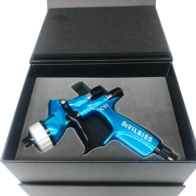 #ad DeVILBISS DV1 Car Spray Gun Water Based Air Spray Gun Airbrush 1.3mm Nozzle Blue $96.40