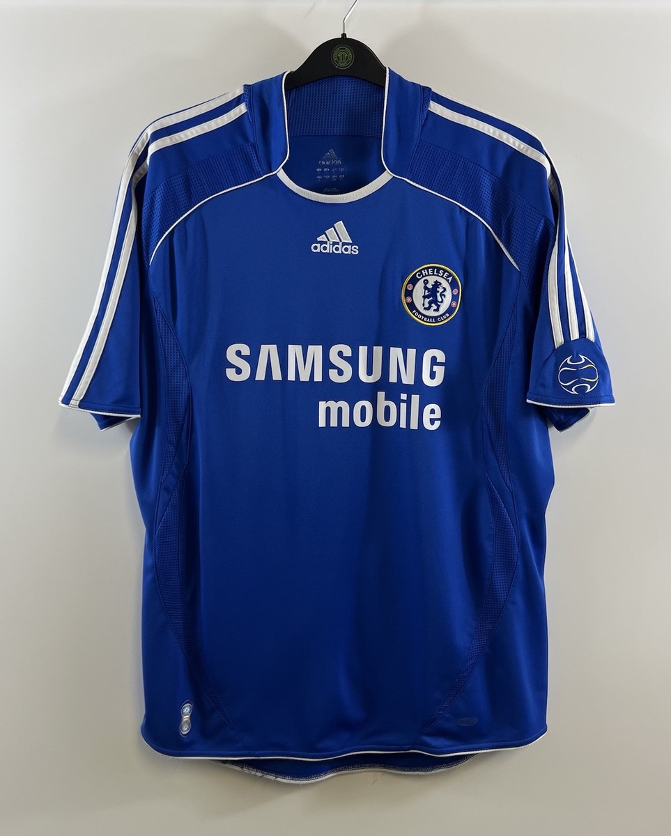 Chelsea Home Football Shirt 2006/08 Adults Large Adidas E392