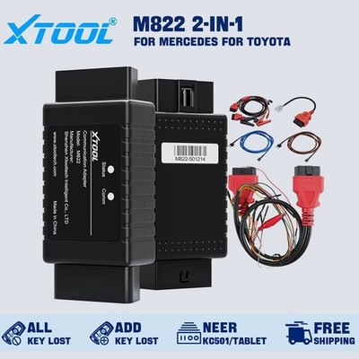 XTOOL M822 Key Programmer For Toyota For Mercedes All Lost For D8 D9 PAD3+KC501