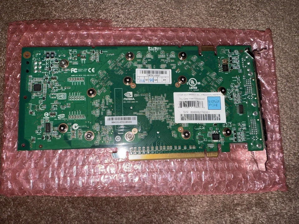 NVIDIA GeForce 9800 GT 512MB DDR3 PCI-E 2.0 EVGA Graphics Card - Image 3 of 3