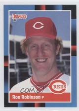 1988 Donruss Ron Robinson (Solid Blue Upper Left Corner) #166 3b8