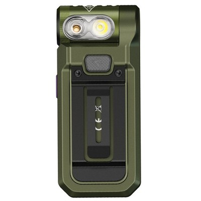 Fenix SW05R-UV LED Taschenlampe 150 Lumen Weißlicht UV-Licht USB-C Clip Grün