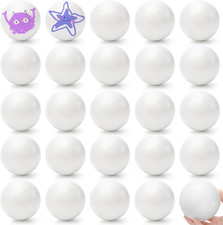24 Pack Craft Foam Balls, 4 Inch round Polystyrene Crafts Balls for DIY Projects
